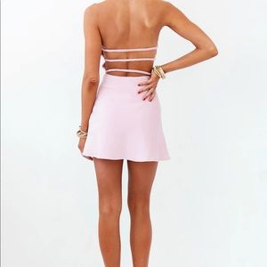 Hello Molly A lot of Good Things Mini Dress Pink Size Small